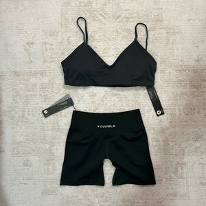 YoungLA Charcoal Activewear Set